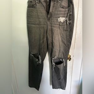 only worn once American Eagle mom jeans